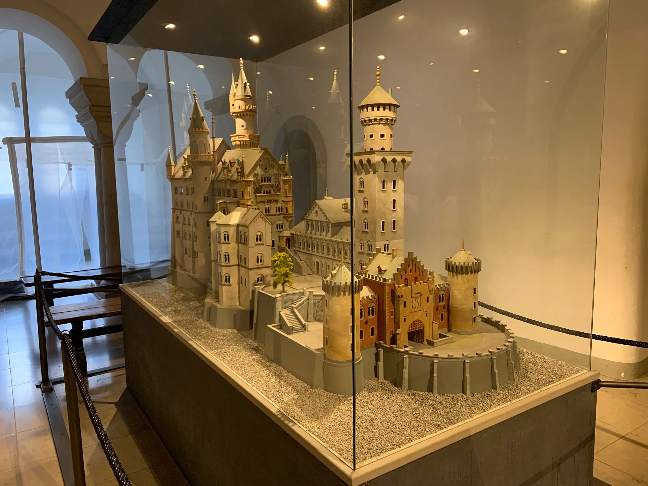 A model inside the Castle - I wasn’t supposed to take this pic, but whatever LOL.