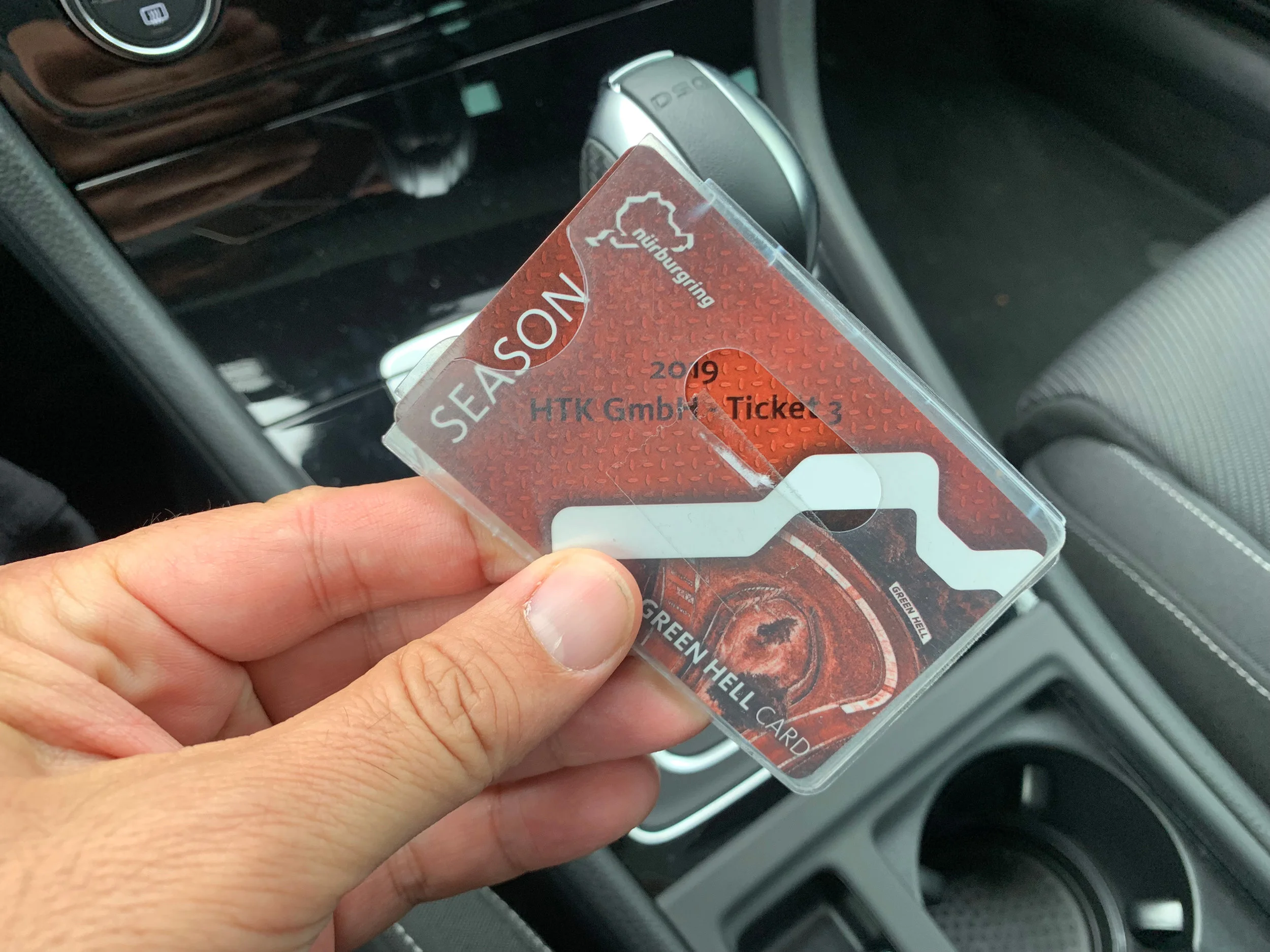 Gate/Entry Card.