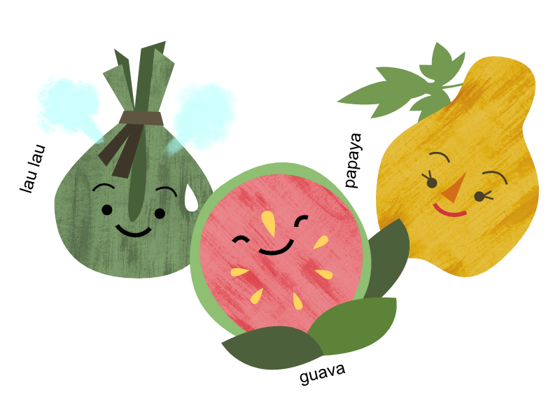 Sticker designs for the Learning to Grow program (2018).