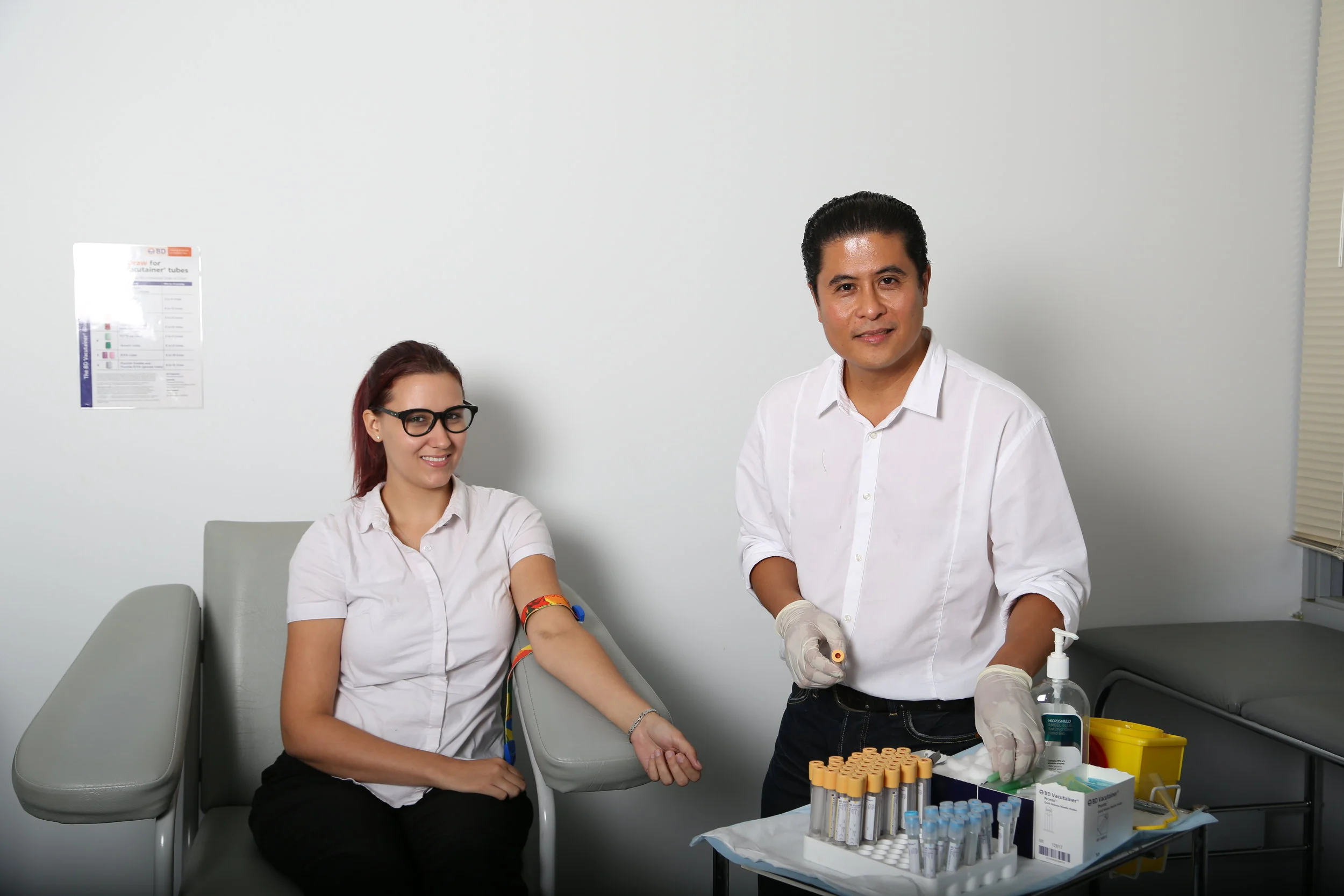 A typical day in a pathology collection centre