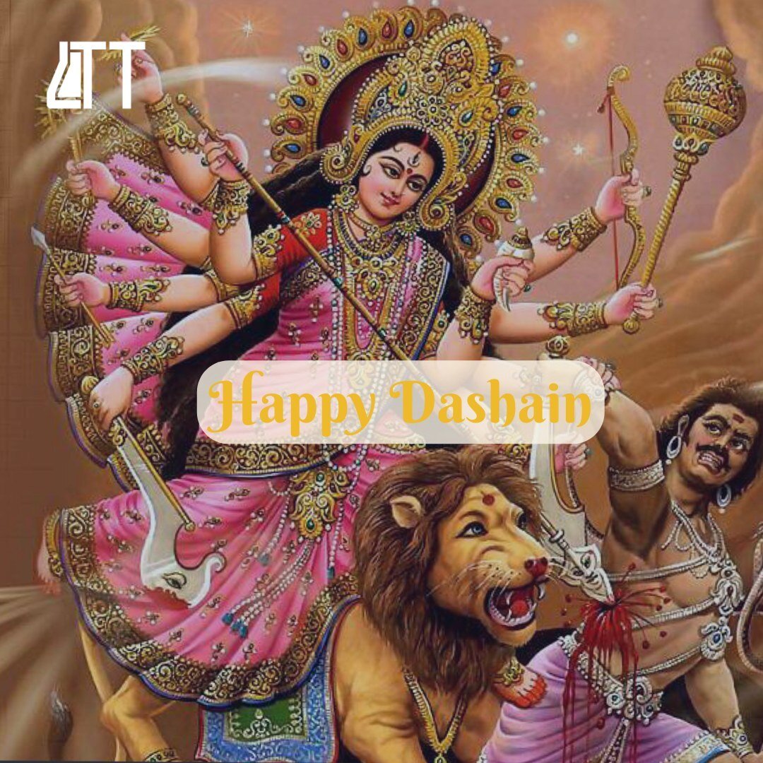 We wish you all a happy Dashain 🎉
 
The longest and most significant festival in Nepal, Dashain commemorates the victory of good against evil, represented with depictions of the goddess Durga. While Dashain is a Hindu festival, it is widely celebrat