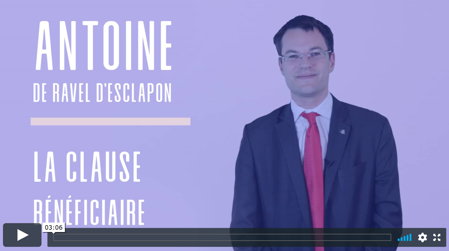 La clause bénéficiaire d'un contrat d'assurance vie