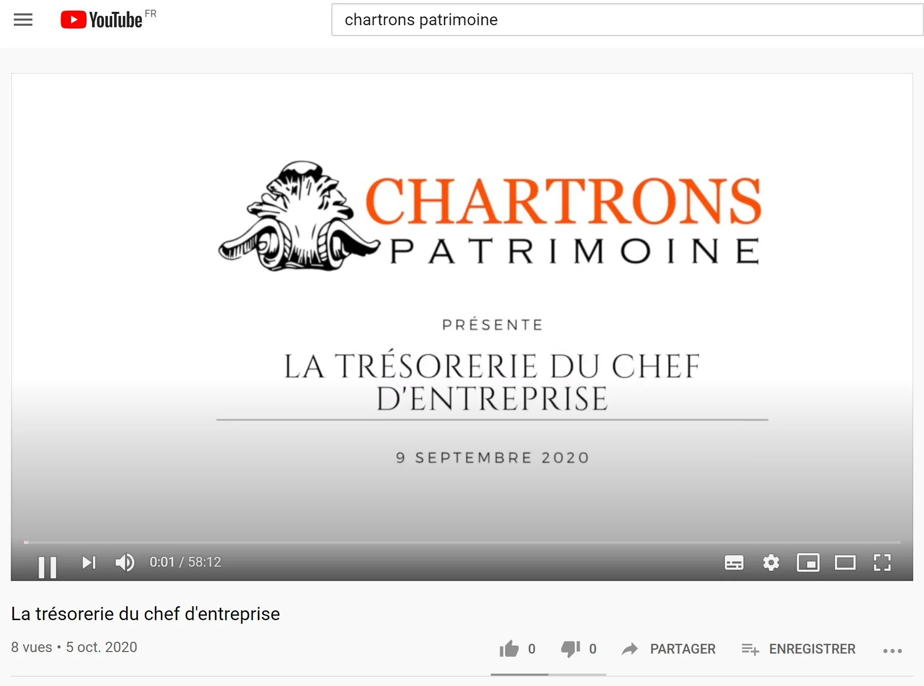 Retrouvez en ligne les visioconférences sur “Le patrimoine du chef d'entreprise”