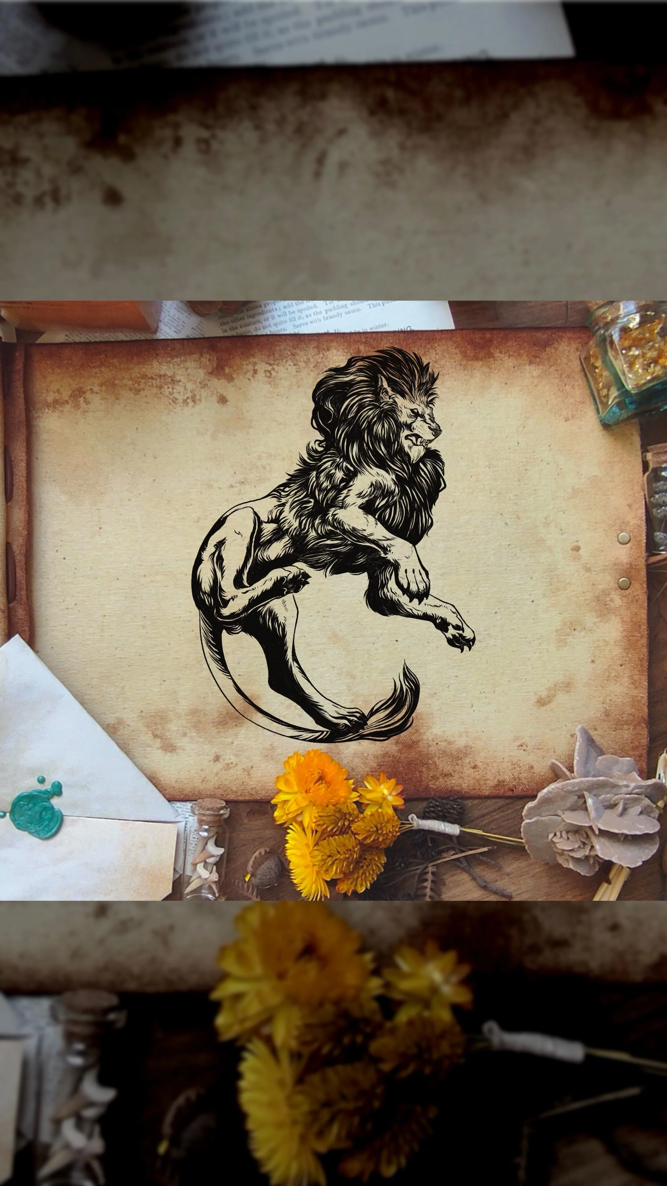 📜 The lion
Still digging up some old projects! This time, it was the lion for Leo from @rough_waters_thegame. Later on, I tried to rework it as a manticore but finally gave up the idea to work on such a creature from zero. Soooo let’s celebrat
