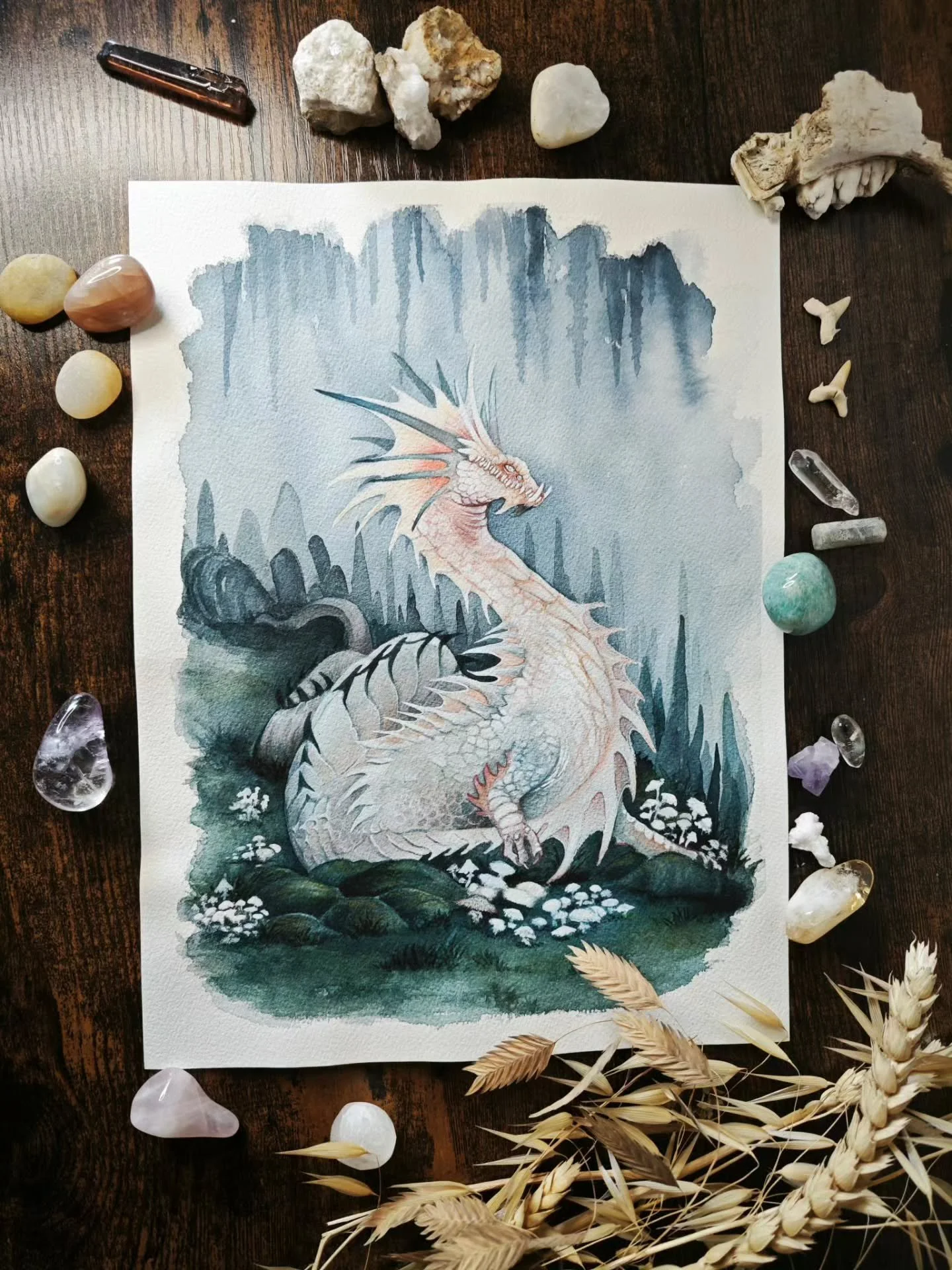 🐲Scatha the Worm

He was blind and cold, 
but he could smell gold. 
He was long and rich,
and eased his belly[&rsquo;]s itch 
with sharp bright stones;
but his toys were bones:
hands of dwarves and skulls of men
that were piled in his den
licked smo