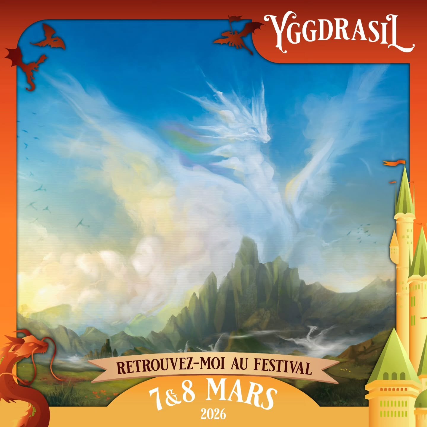 🐉 Dans une dizaine de jours, on se retrouve &agrave; @festyggdrasil ! Je serai dans la section m&eacute;di&eacute;vale fantastique &agrave; c&ocirc;t&eacute; du @renard.a.plumes ! 
&Agrave; cette occasion je pourrai vous pr&eacute;senter tous les no