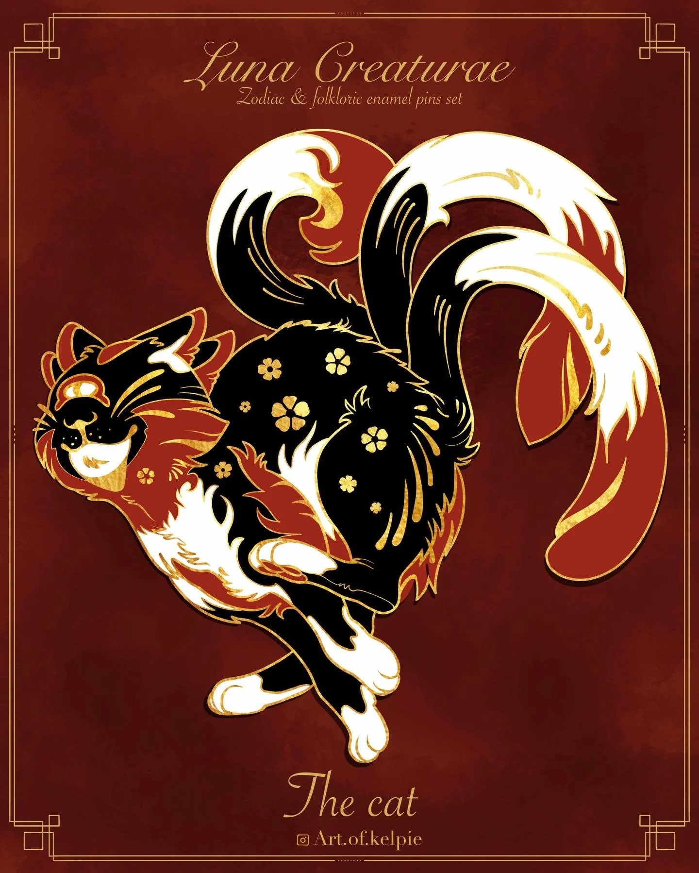 🐈 A while after, the cat, who had been pushed into the water by the rat, managed to crawl out the river. But he was too late to have a year named after him. Since then, cats have never been friends with rats.

📜 I could have done a bakeneko (ghost 