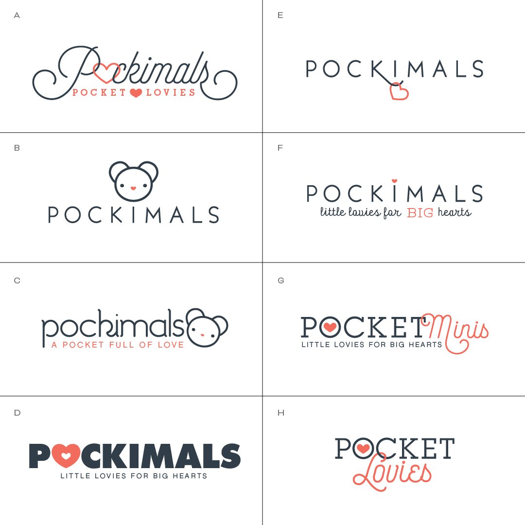 Pockimals Draft Logos