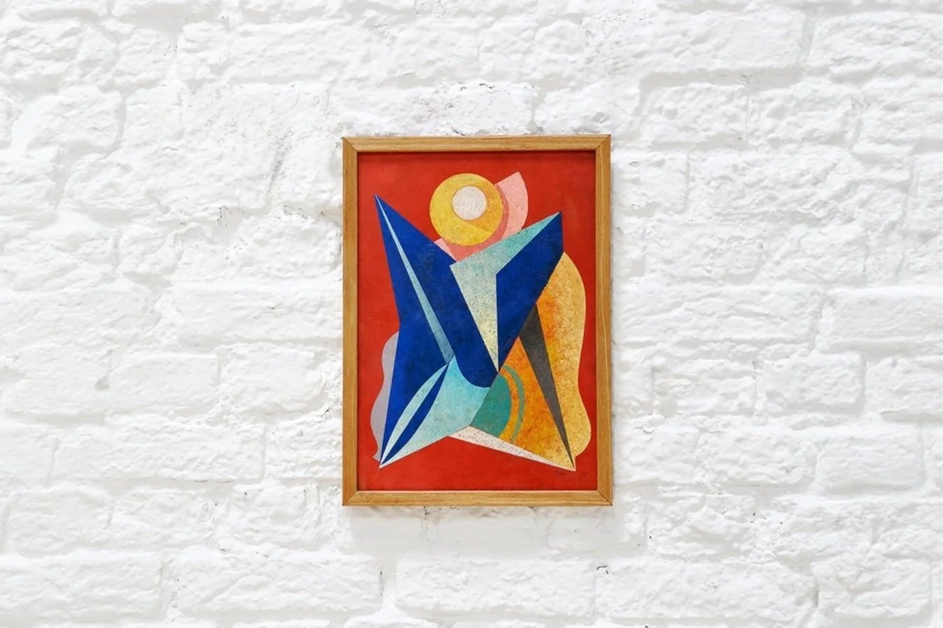 Abstract Geometric Painting, 1950s