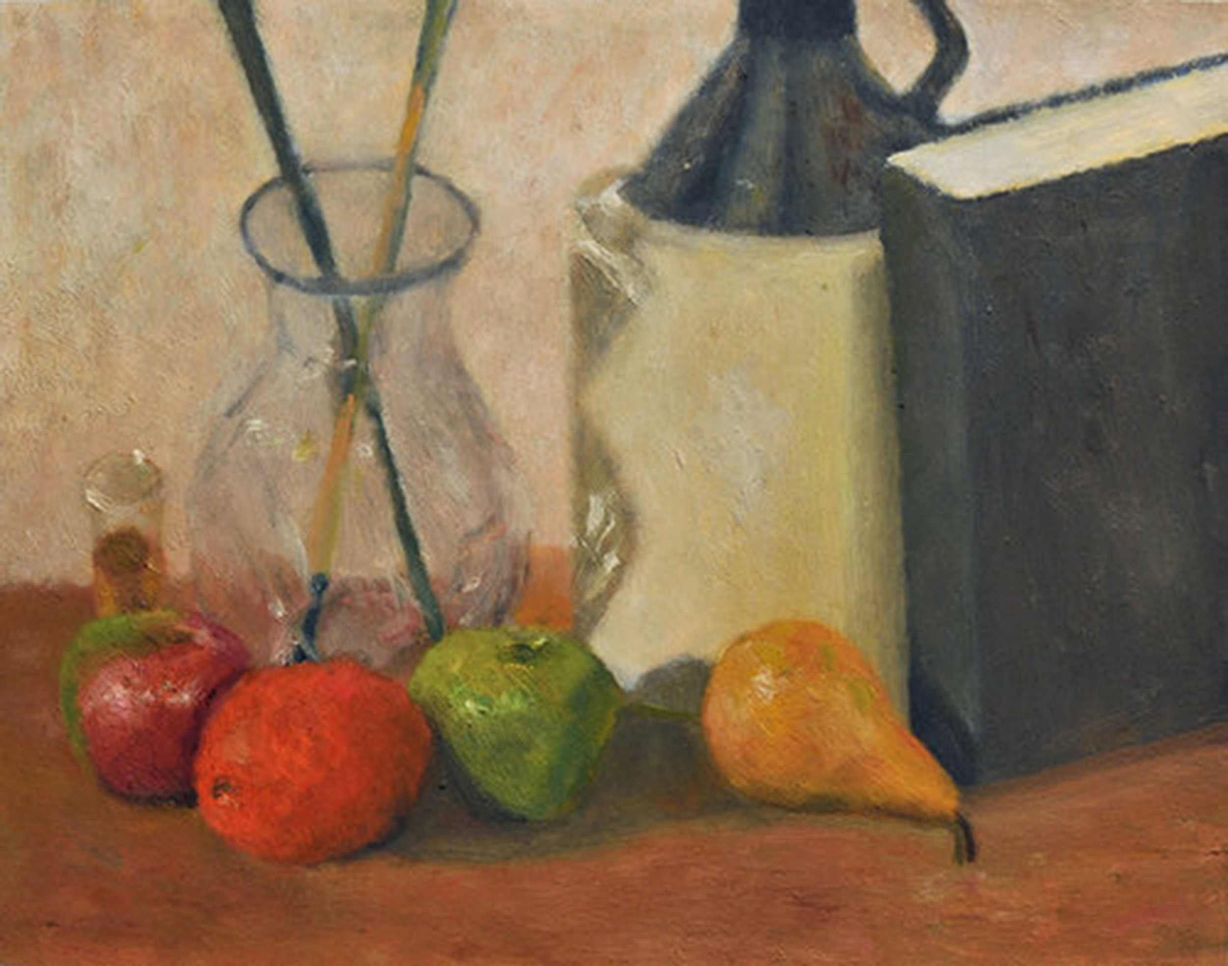 Fruit, Jug, Book, Vase and Glass