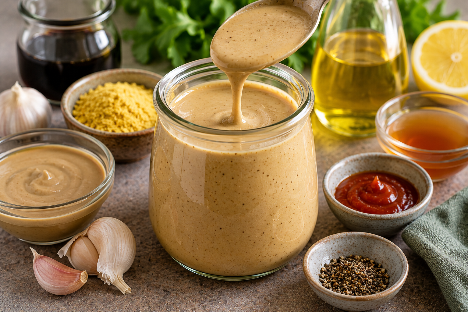Tahini Soy Dressing
