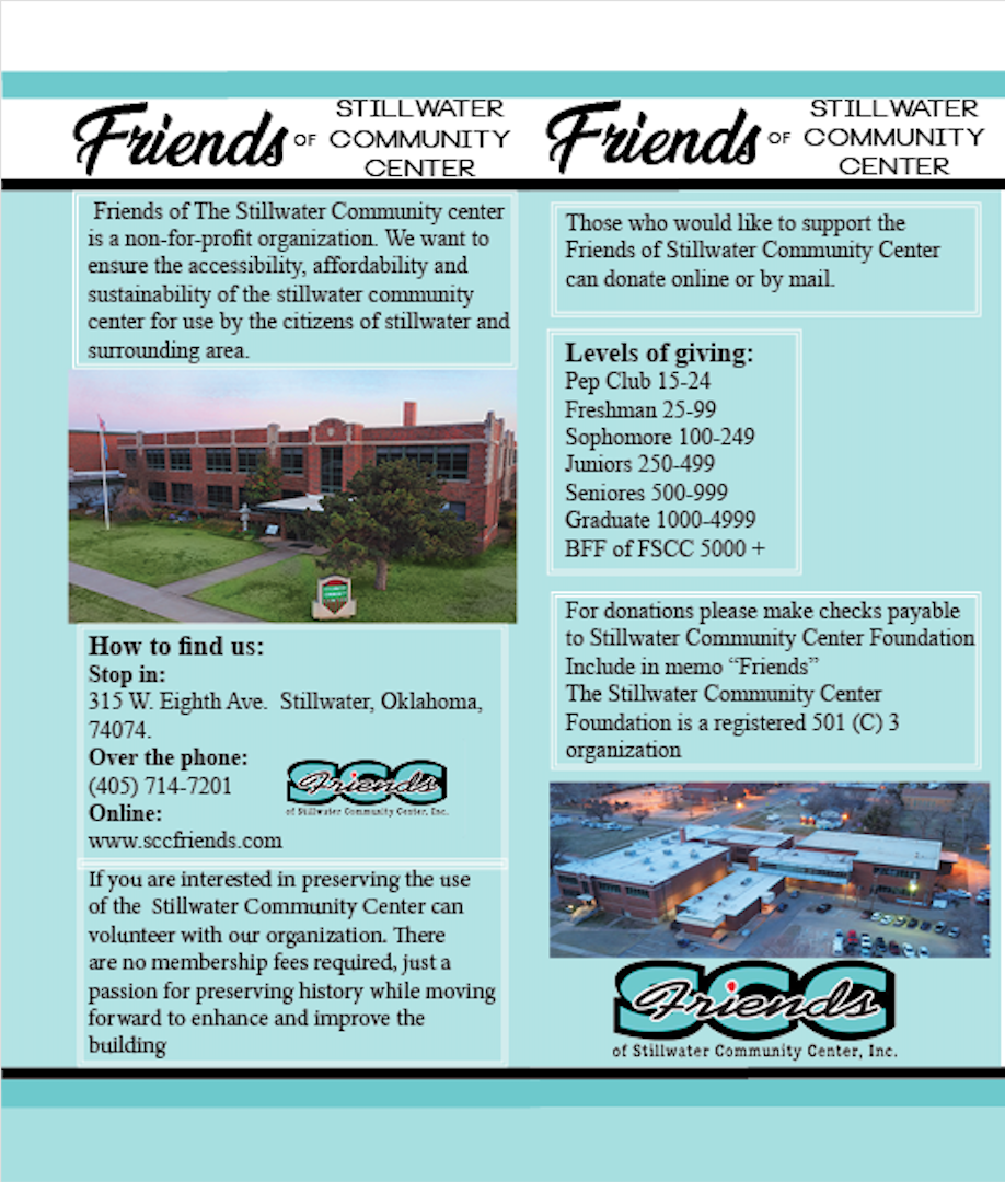 Friends of the SCC Rack Card