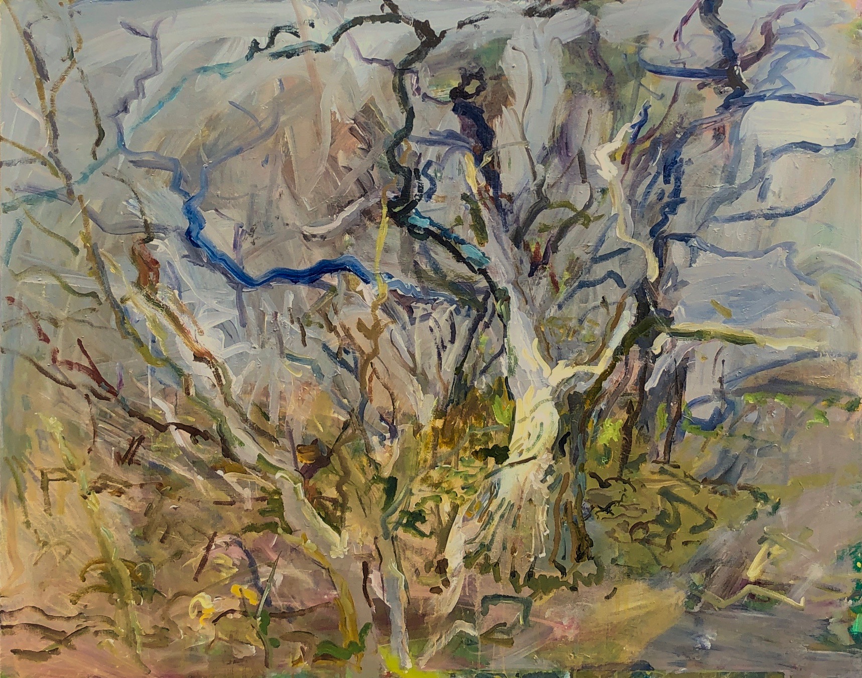  Tree - Early Spring Acrylic on Canvas 48” x 60”     