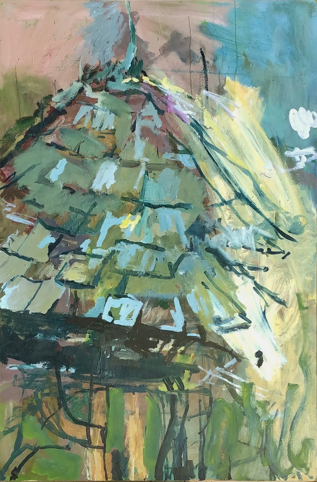 Gazebo Acrylic on Canvas 72” x 48”