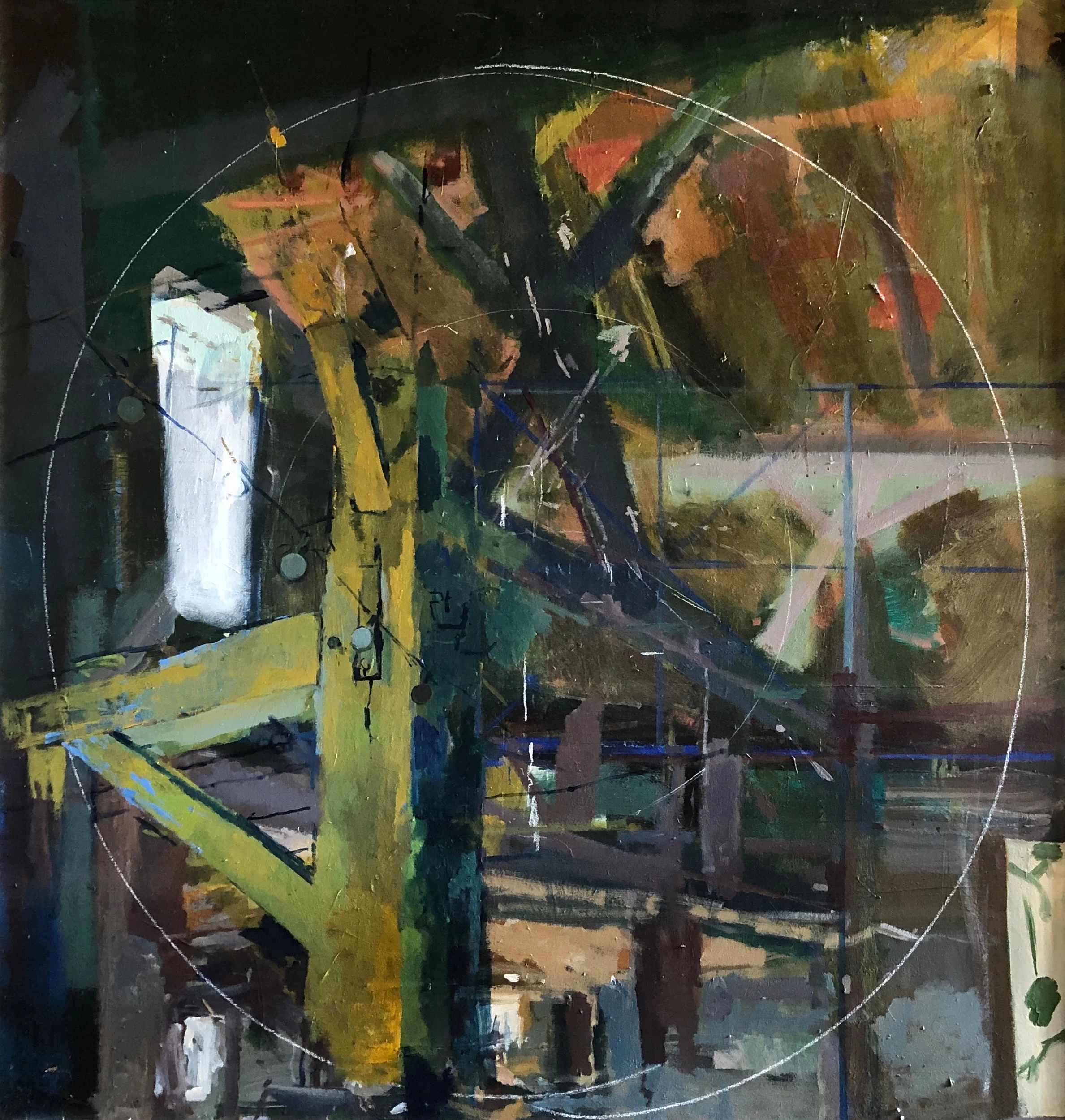 Untitled Acrylic on Canvas 76” x 72”