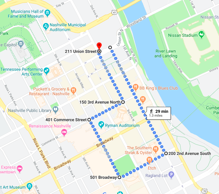 Nashville CARES AIDS Walk 2019 Route.png