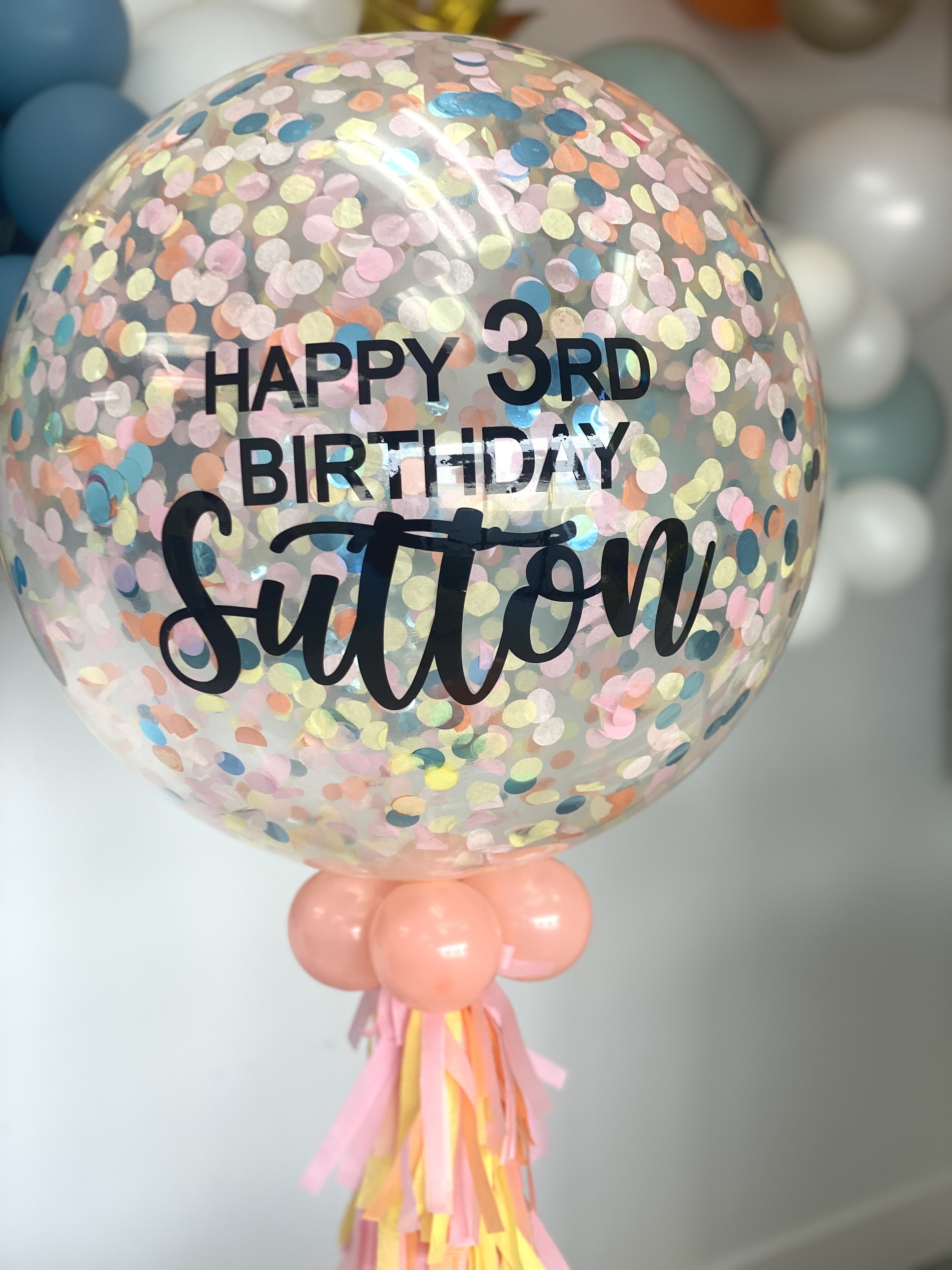  Personalized Jumbo Confetti Balloon 