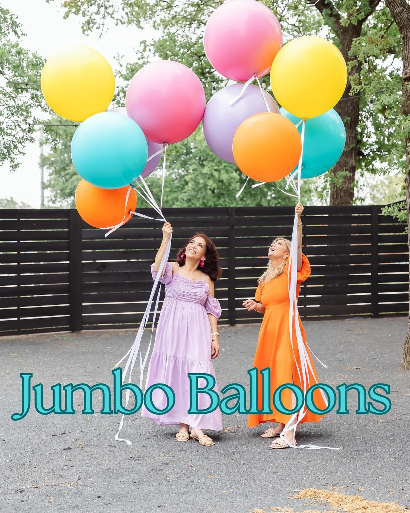 Make a statement that&rsquo;s as big as your celebration with our Jumbo Balloons, starting at just $52! 🎈 

Whether you&rsquo;re looking for a solid burst of color or a confetti-filled extravaganza, Up Up Balloons has you covered. 

Our custom jumbo