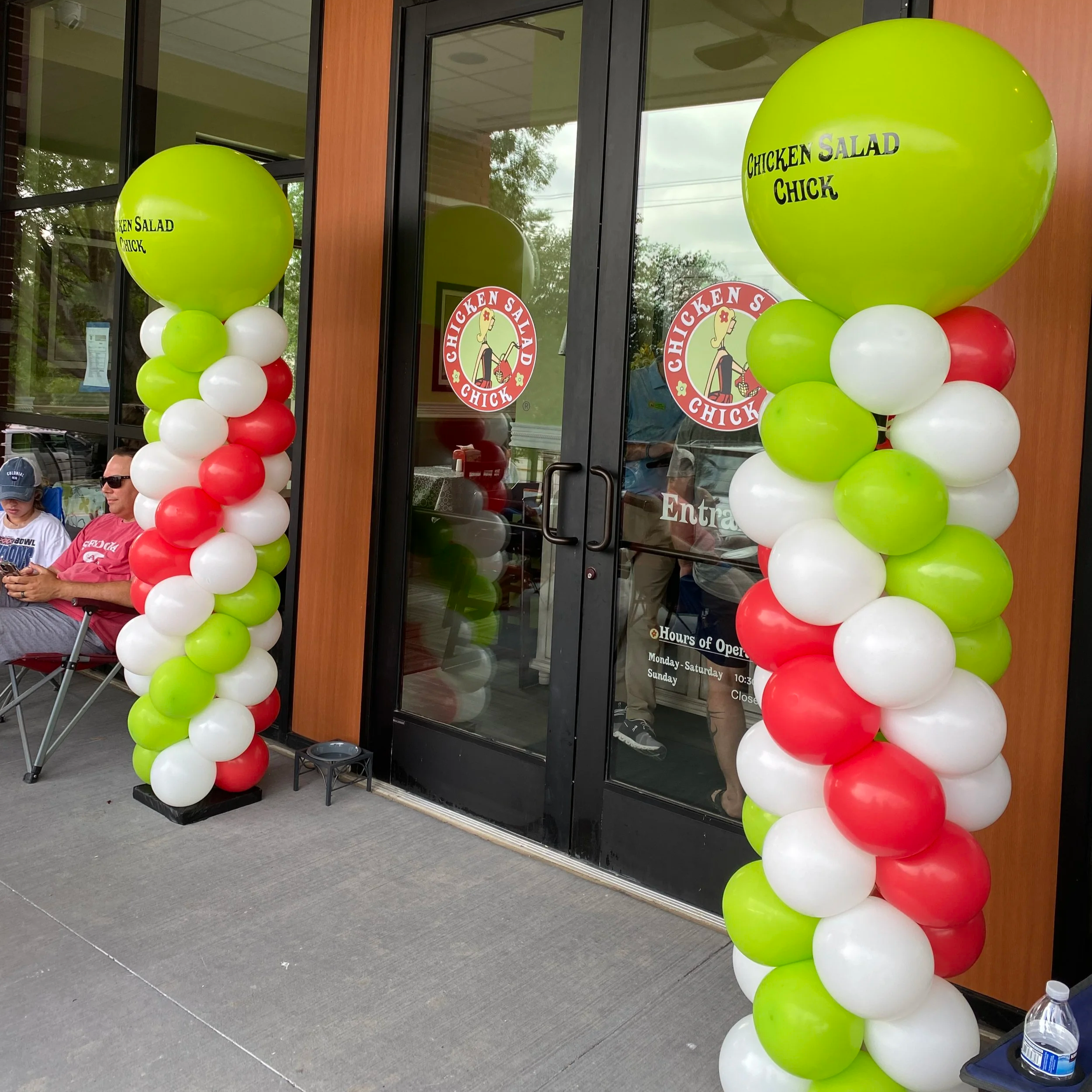Balloon towers for grand opening at restaurant in DFW