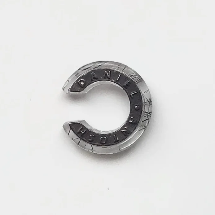 Ascended Earcuff 18mm in Rutile Quartz