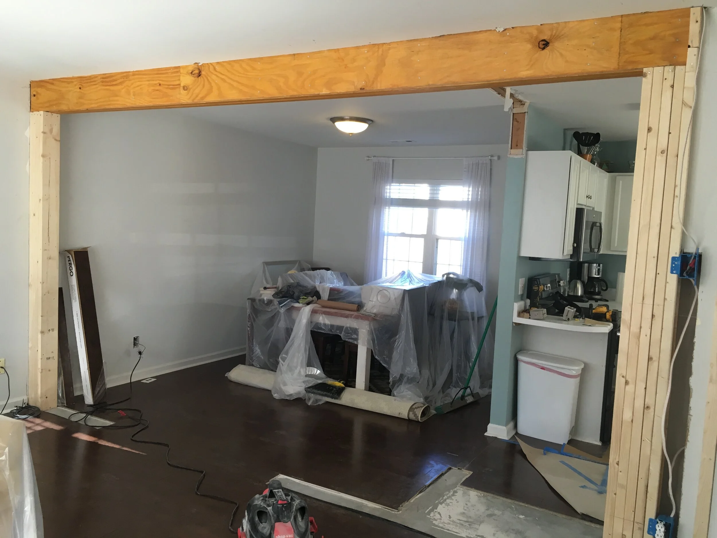 LVL Beam Installation