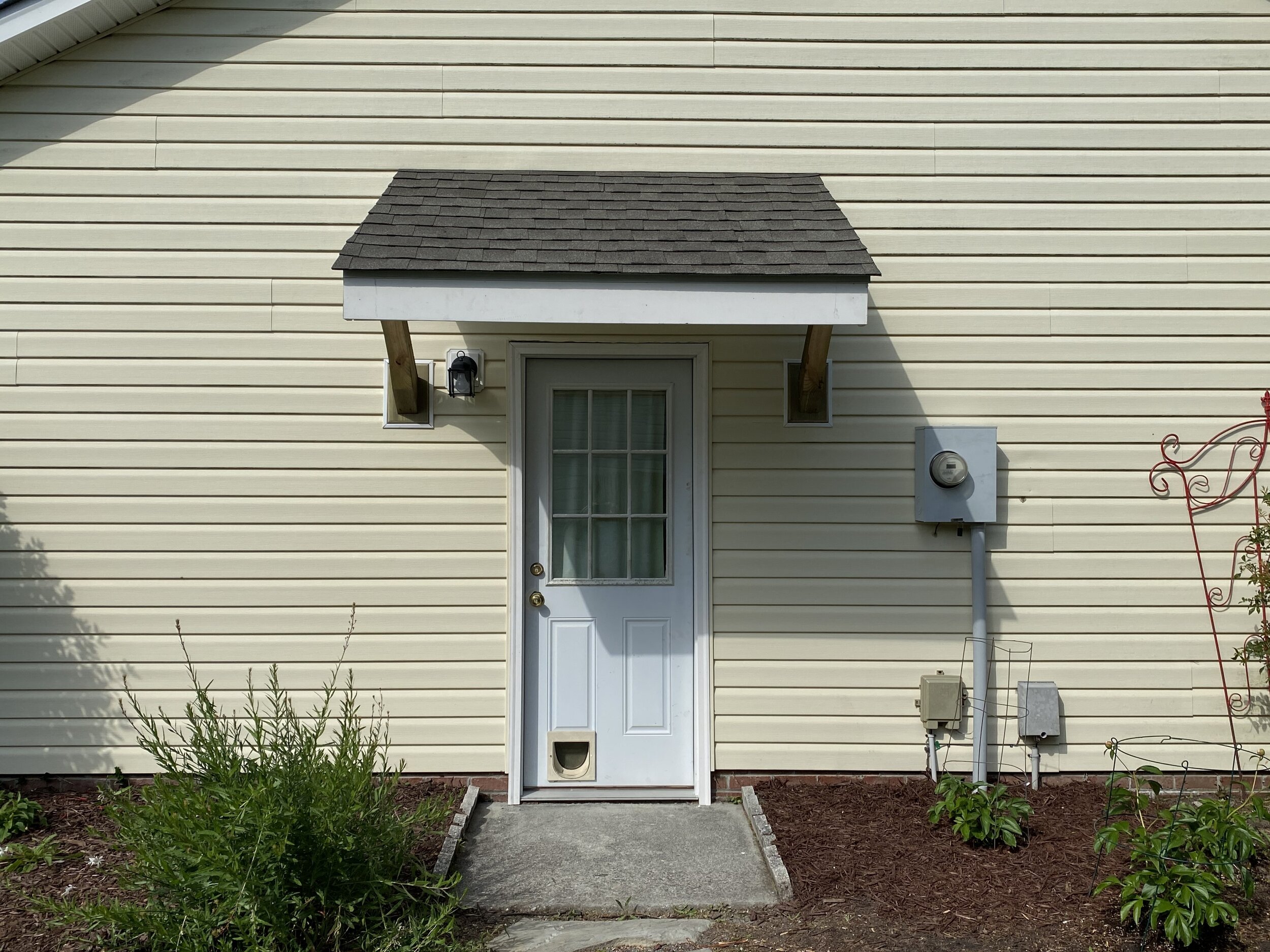 Front Porch Columns and Door Overhang — REDLINE CONSTRUCTION
