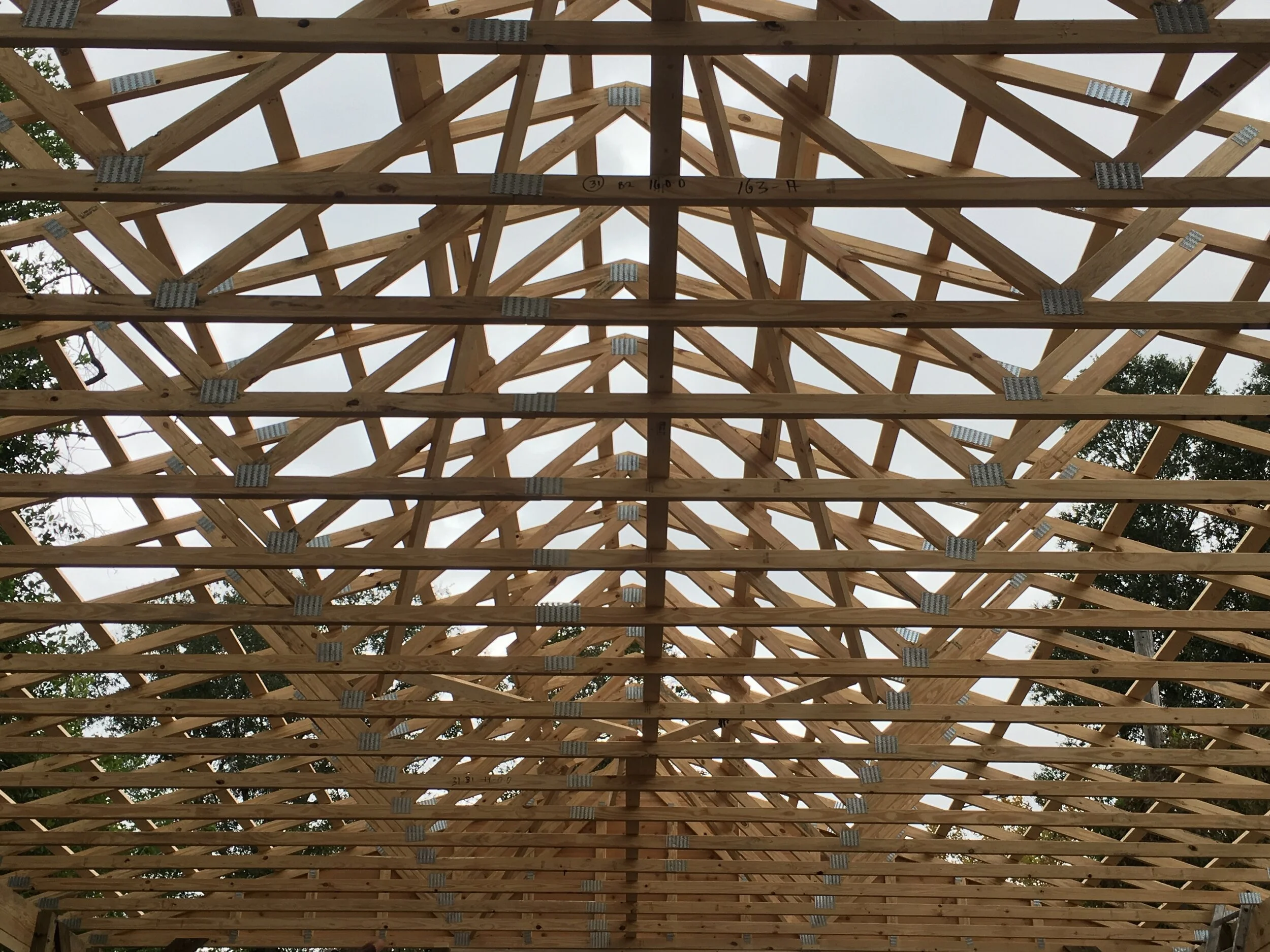 Pole Barn Roof Strucure
