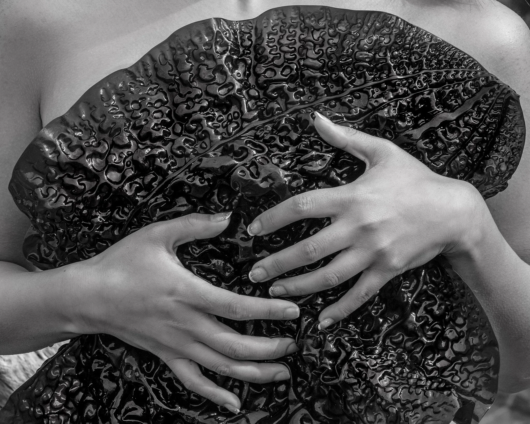 Hands and Kelp,  Ronald Brown Photography.jpg