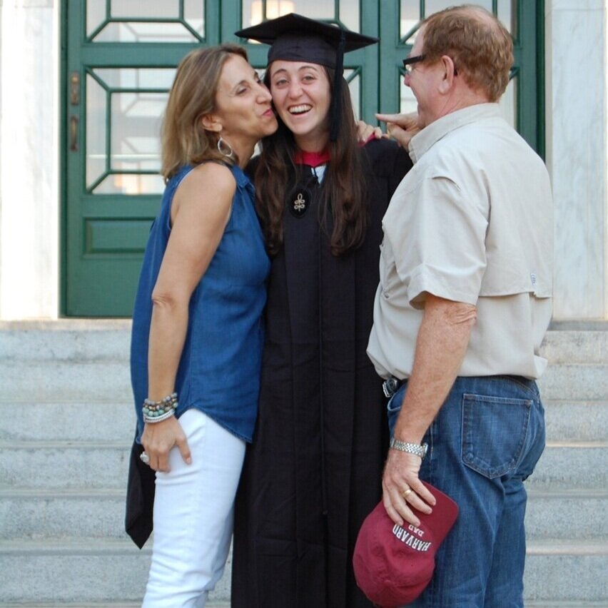 The author at her 2015 Harvard Business School graduation