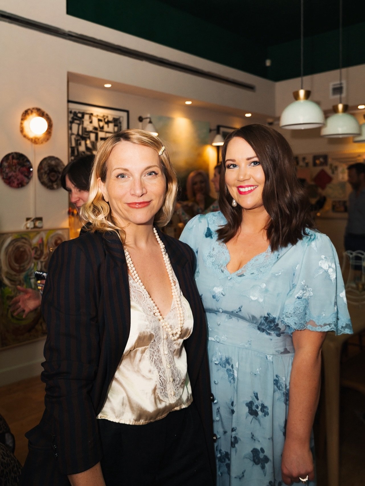 Shot a wonderful event the other week with Rach @tinkerandtallulah and Nina @artdecojewel to celebrate their new lampshade range. Such a great vibe (love the interiors industry) and the best part of when I got to meet the designer of the wallpaper I&