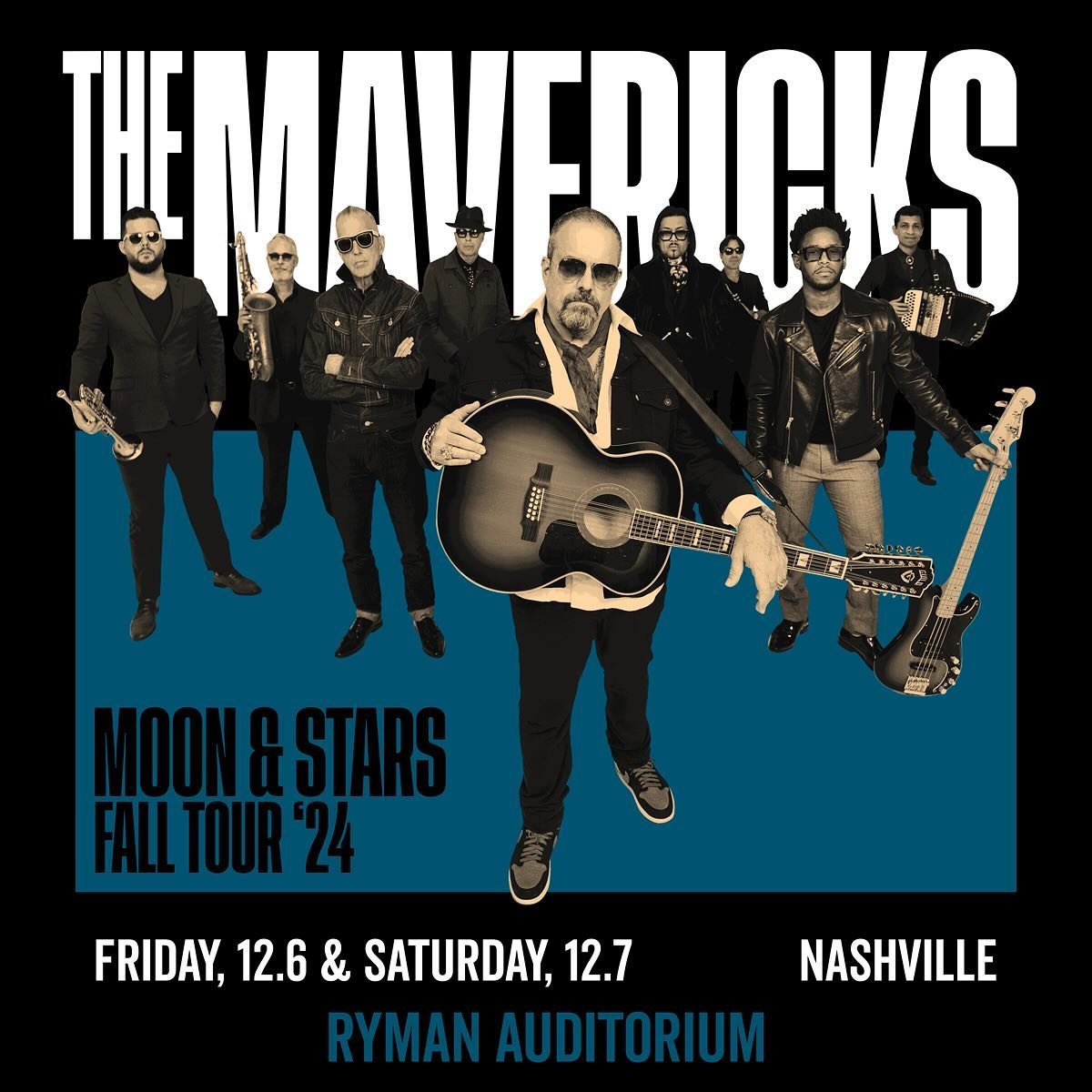 4th time&rsquo;s the charm 😉 We&rsquo;ll see you this Winter for our 4th annual 2-Night Run at Nashville&rsquo;s historic @theryman Auditorium, Friday, December 6th &amp; Saturday, December 7th! ✌️ These are some of our best shows all year and they 