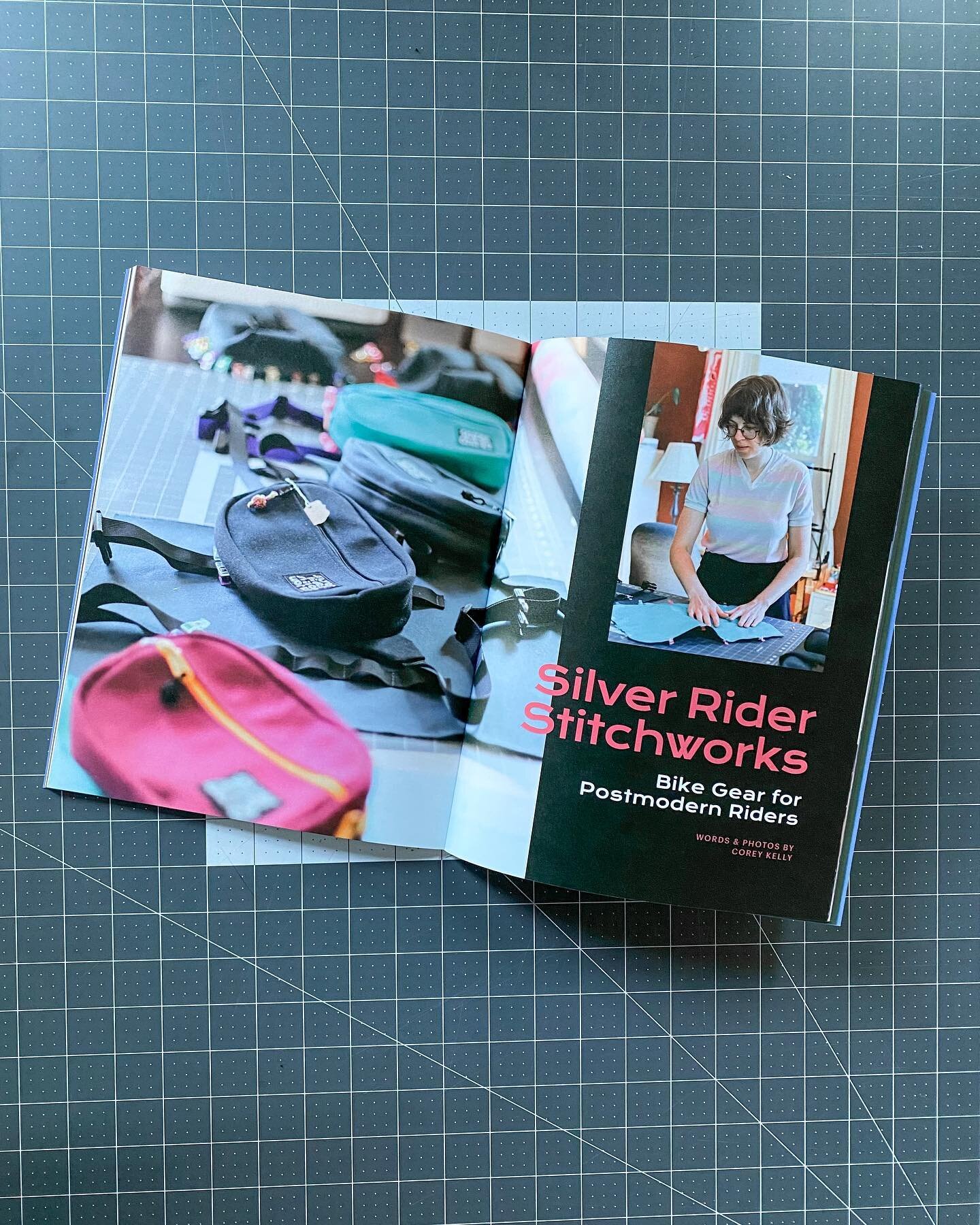 Very excited to be featured in the most recent issue of @hiheyhellomagazine. 
:
Lovely words and photos by @co_kelly_rey. 
:
#silverriderstitchworks #hiheyhellooutdoors