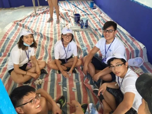 Post-lunch break (Photo: Stephanie Nguyen)