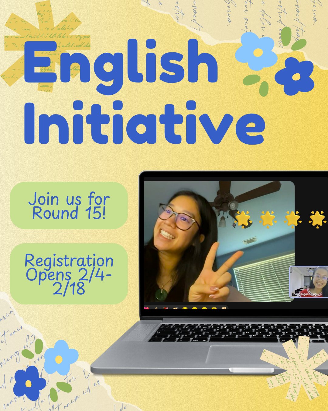 Sign up for English Initiative!