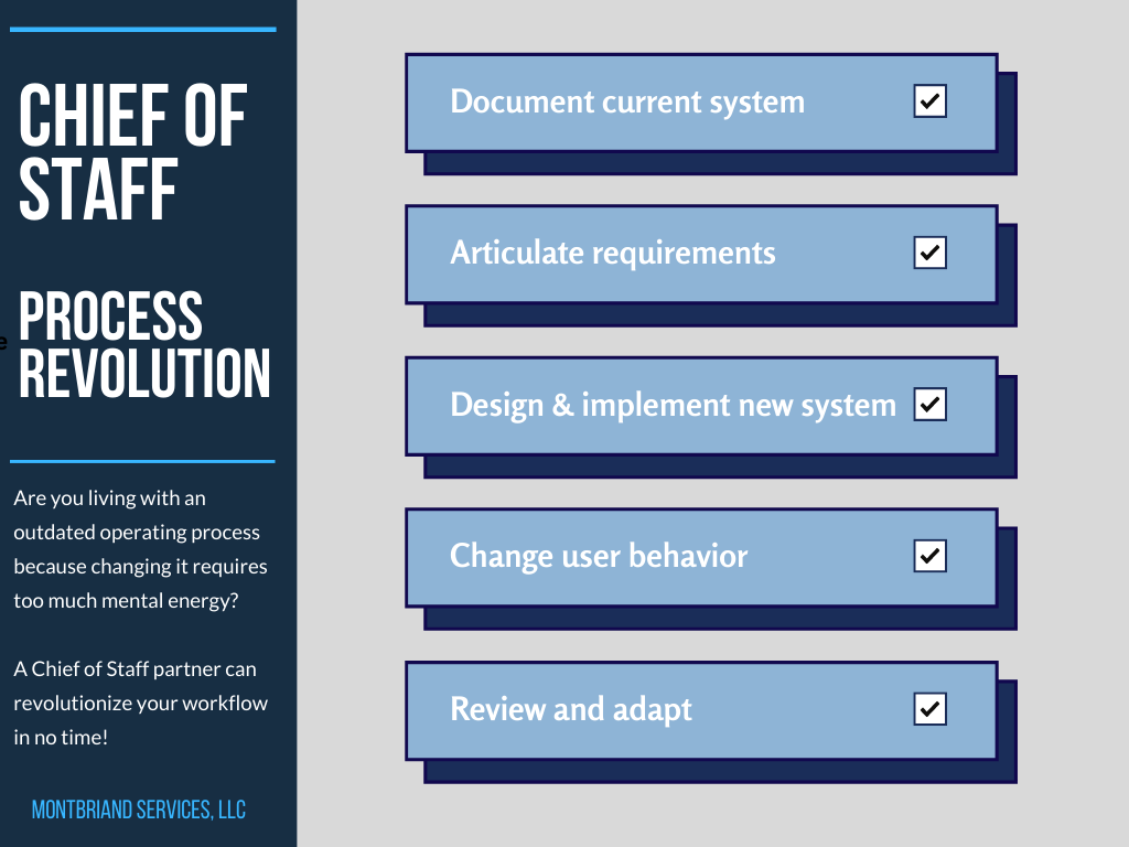 How a Chief of Staff can break the cycle of working with outdated ...