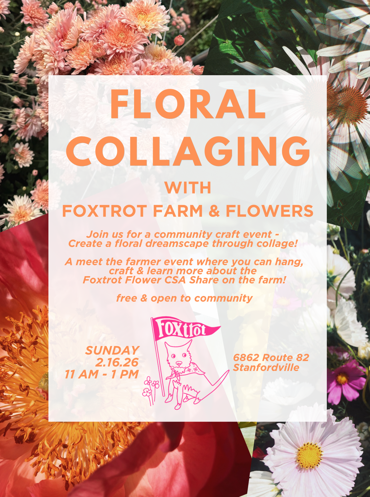 FLORAL COLLAGING - A MEET THE FARMER EVENT (STANFORDVILLE)