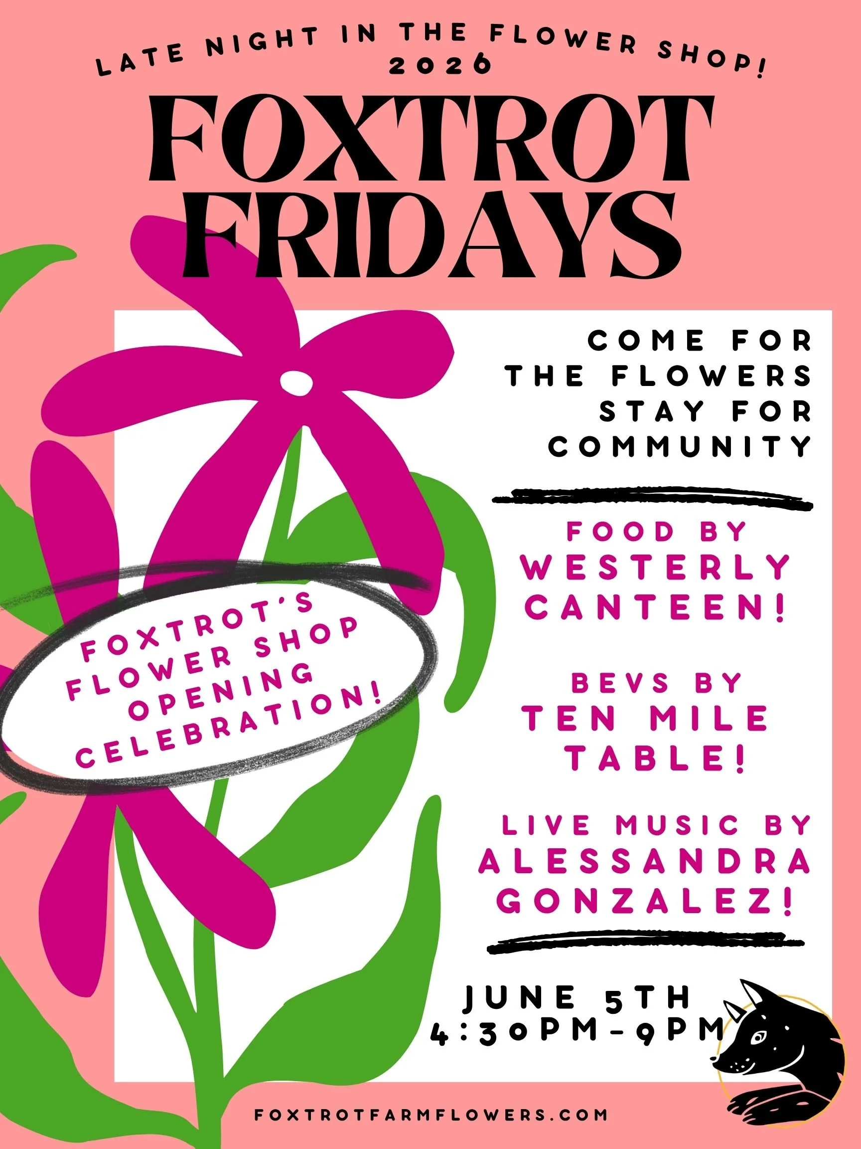 Foxtrot Fridays - June 5th - With Westerly Canteen!