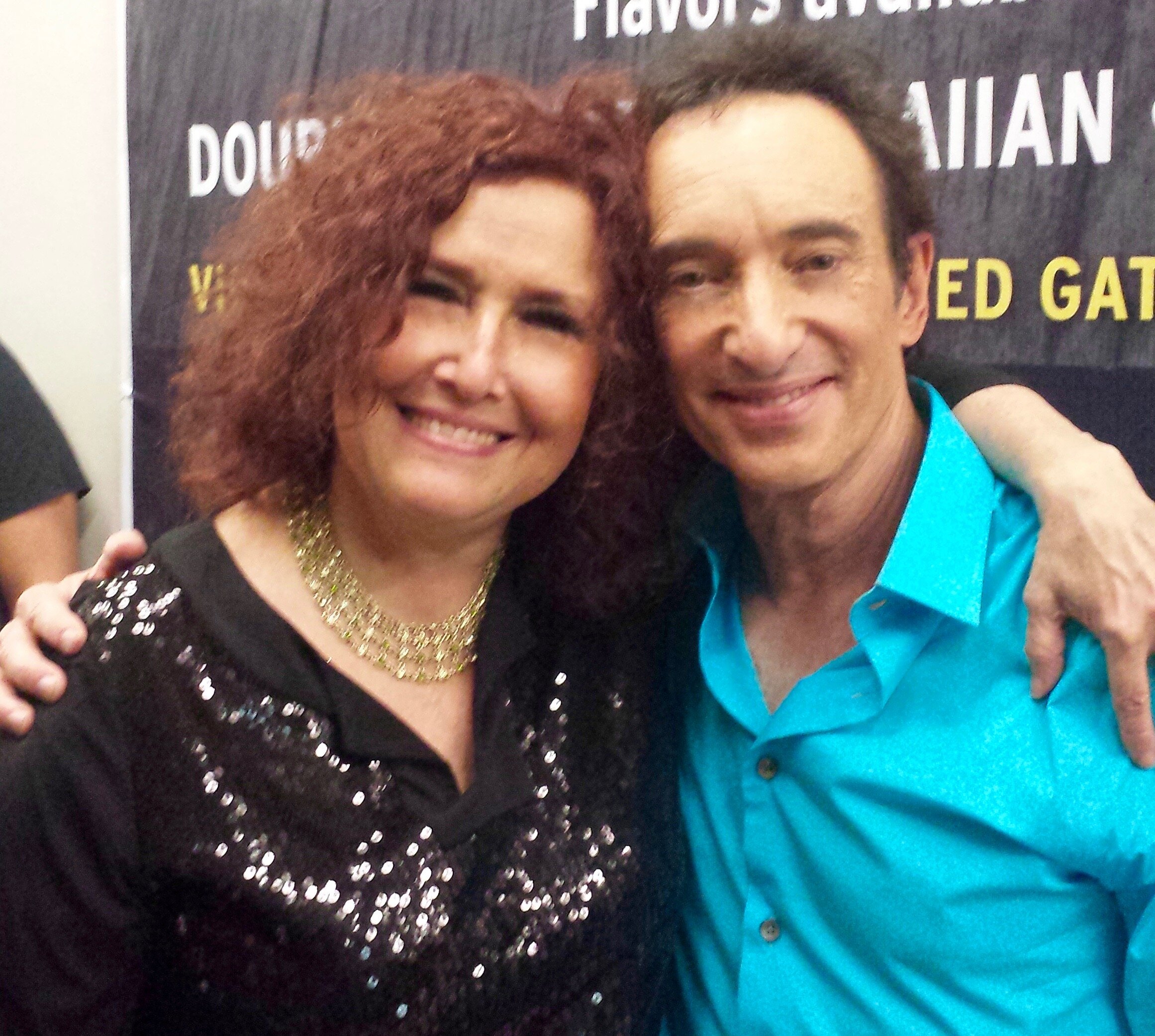  With Melissa Manchester at their show in Sydney, Australia 