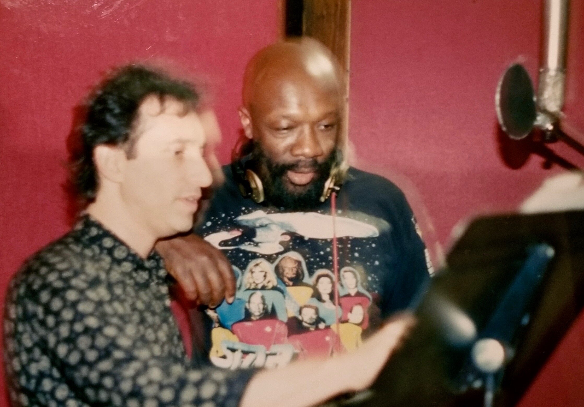  With Isaac Hayes 