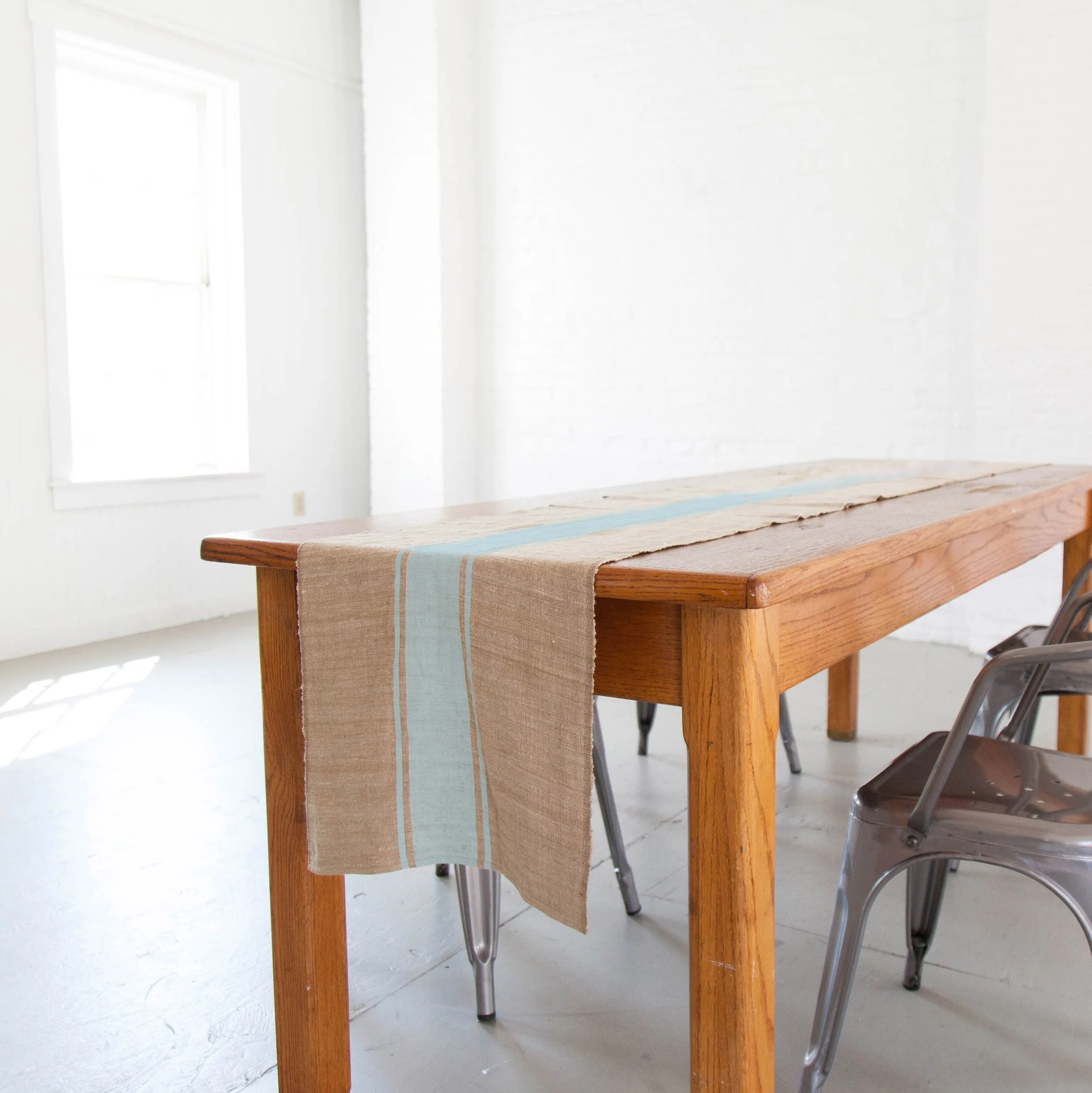  Table Runner of silk and cotton