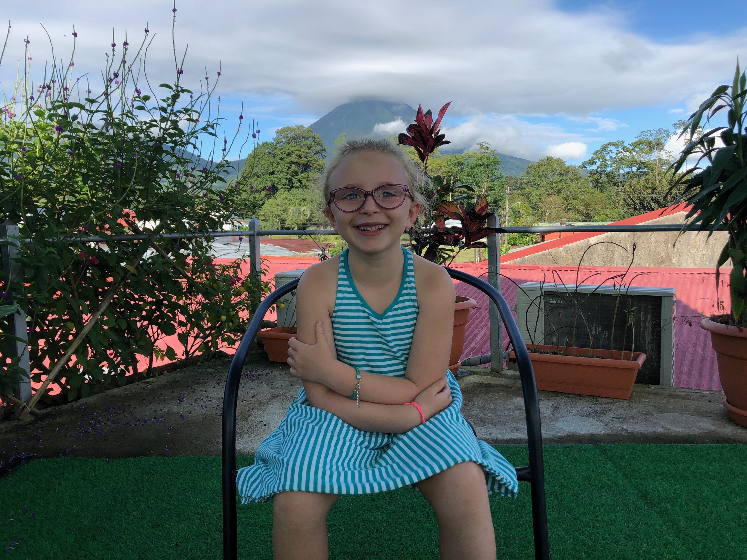 Memory Moment with all 3 kids @ Arenal Volcano 🌋