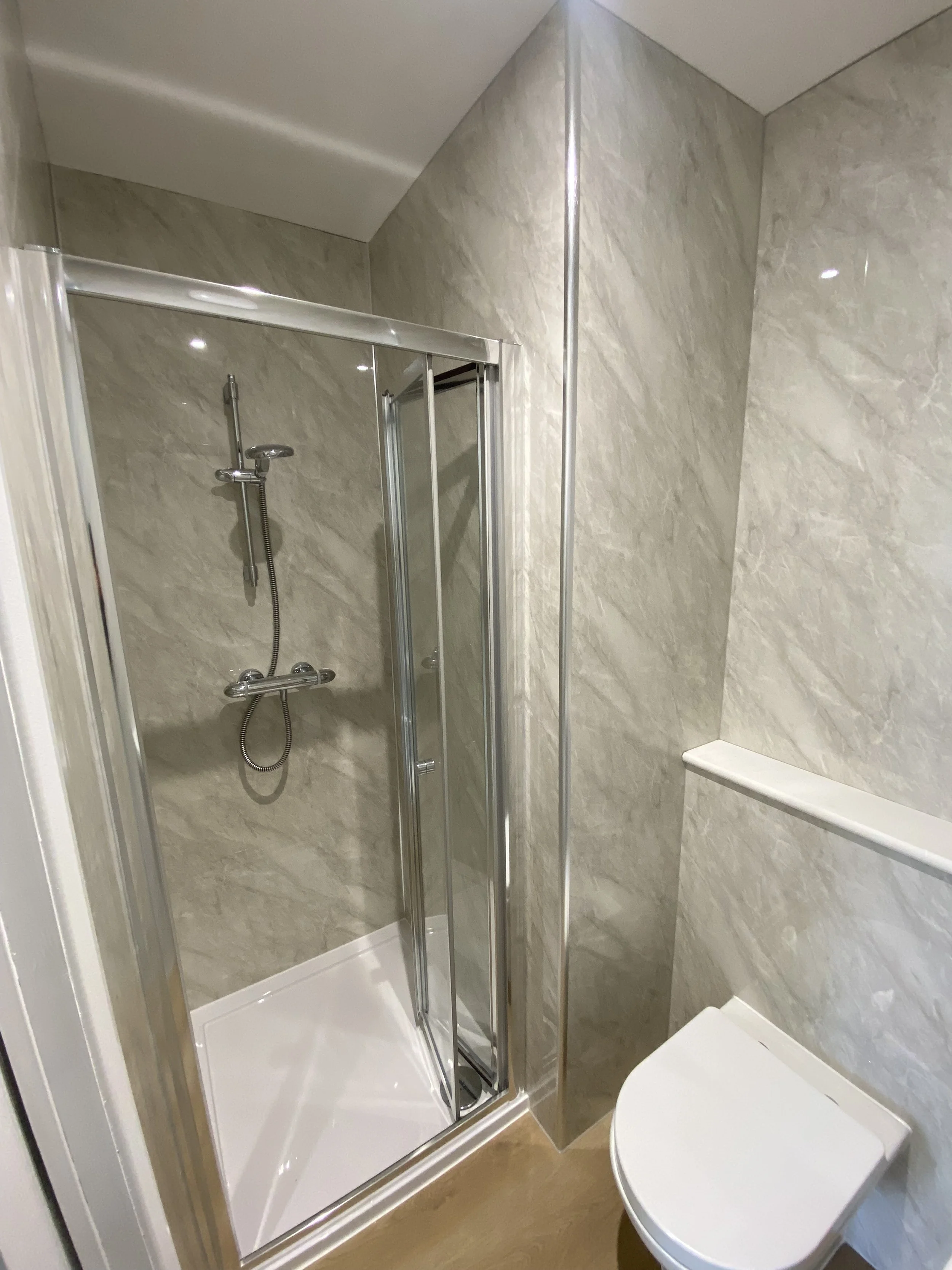 Shower room installed to garage conversion in Rainham.jpeg
