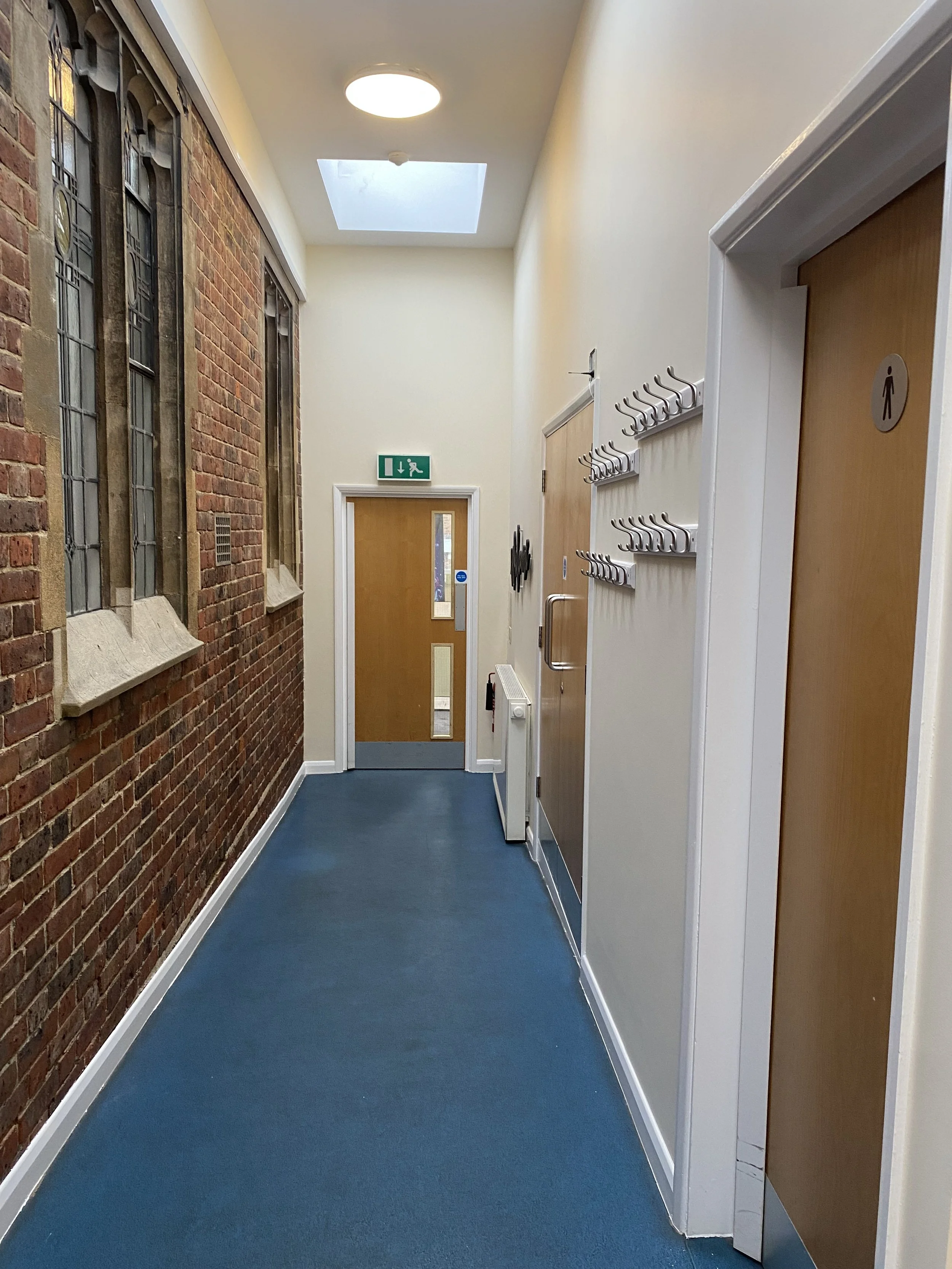 Entrance decorated at Sidcup Baptist Church.jpeg