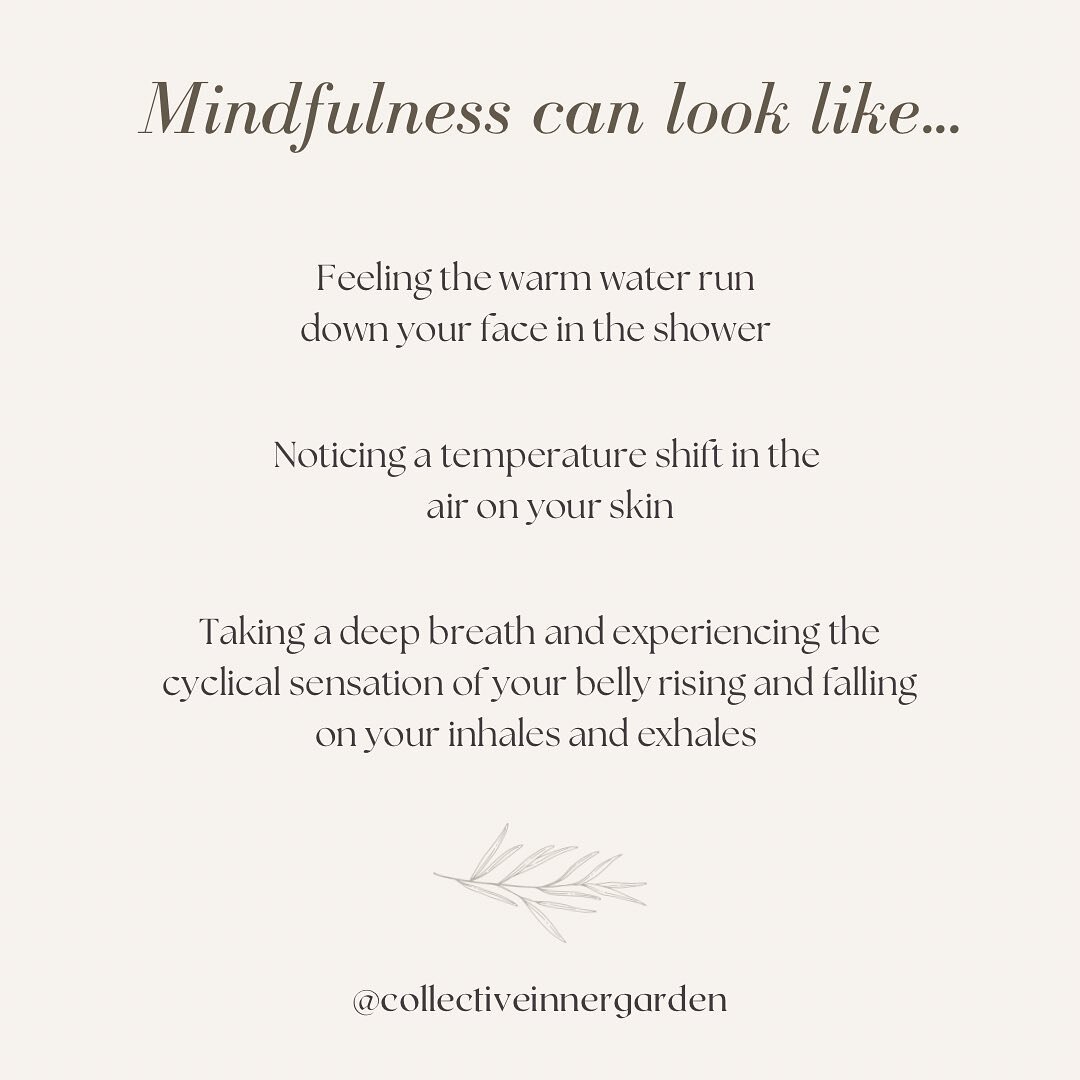 ✨The Magic of Mindfulness is that you don&rsquo;t need anything to do it ✨

Except your intention and your willingness to practice ✨✨✨

And maybe resting your consciousness on your rhythmic inhale and exhale ✨🧘🏽&zwj;♀️✨

What mindful moments have y