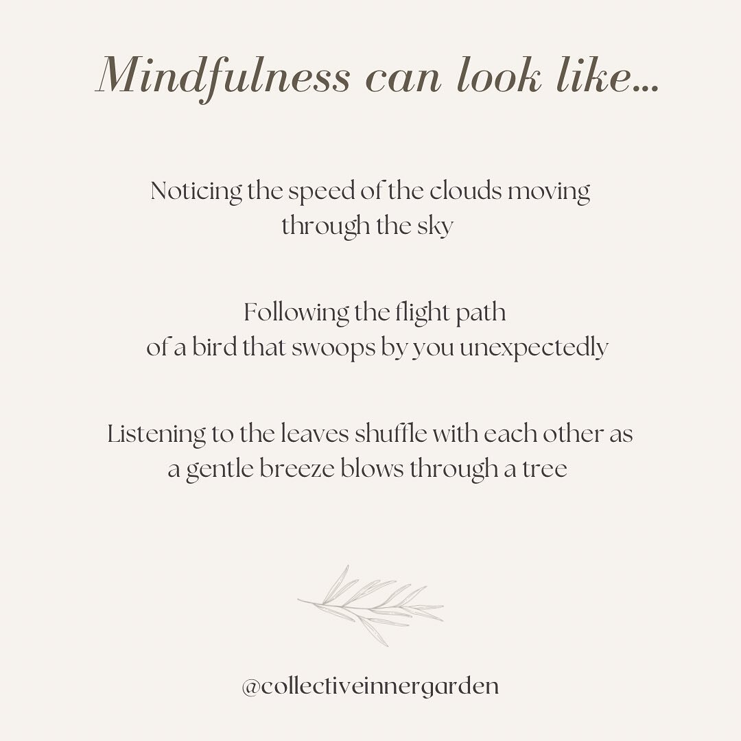 ✨Mindfulness doesn&rsquo;t have to be a complicated unattainable or perfect practice✨

It can be simple, natural, mundane or repetitive &amp; still be incredibly profound ✨

Maybe start with bringing your hand or your awareness to your heart &amp; ta