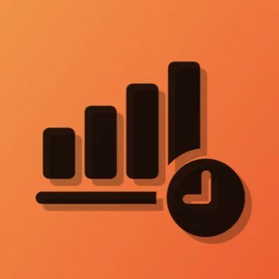 Bar Chart Report Icon
