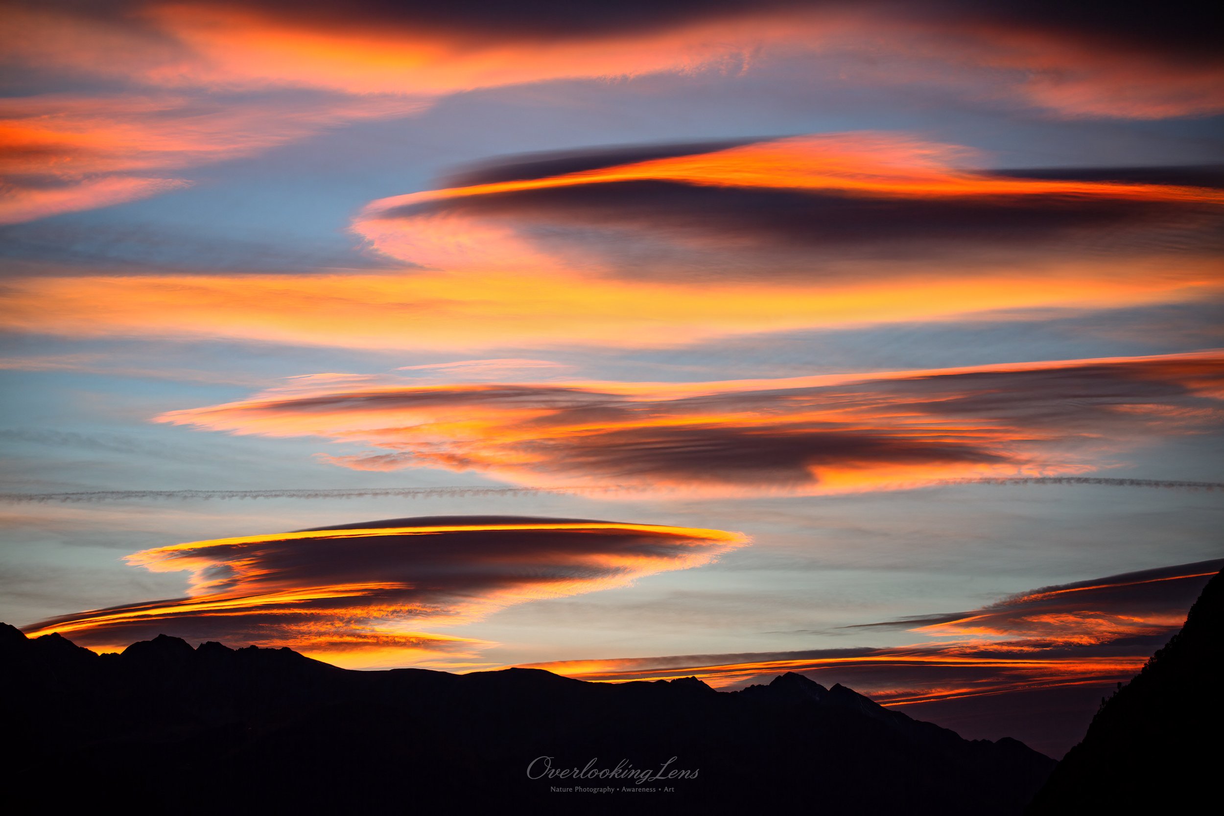 UFO Cloud Sunset