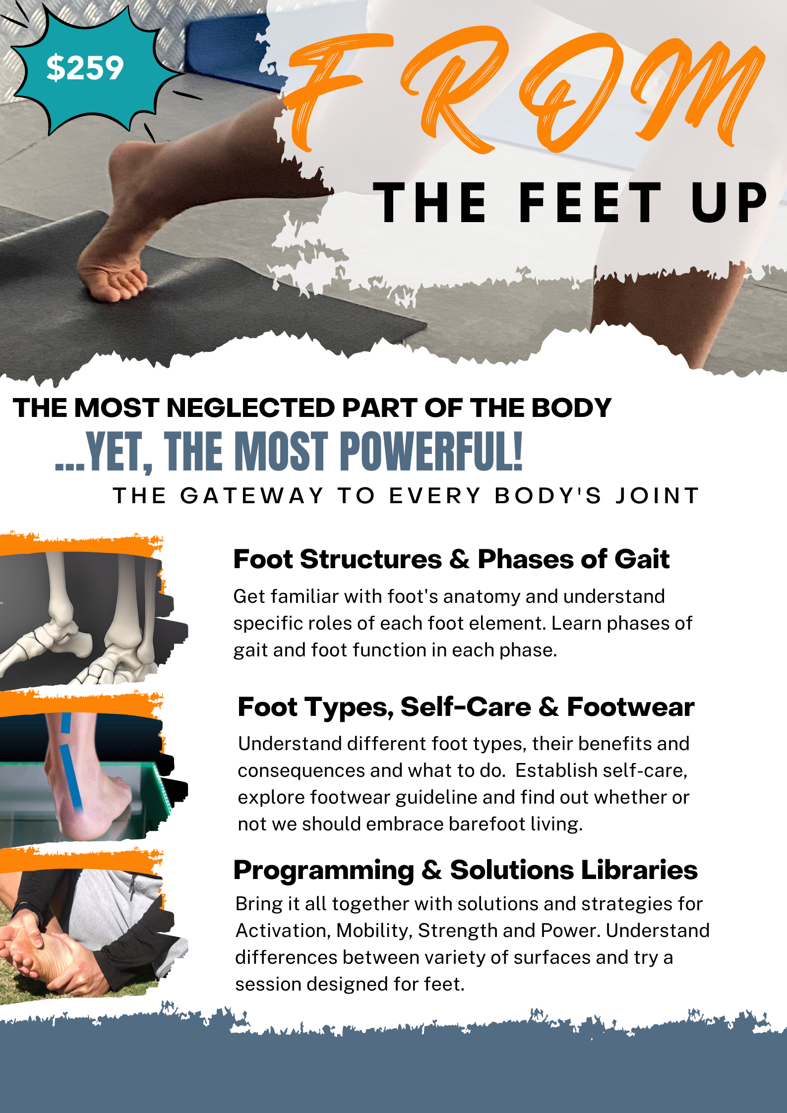 FROM THE FEET UP - FOOT HEALTH PROGRAM!