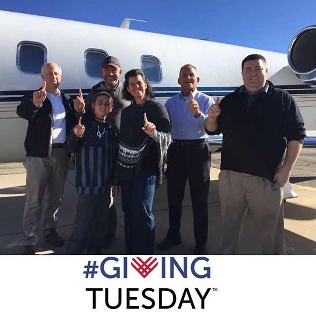 AeroAngel has been helping sick kids travel to life-saving treatments for over 10 years. But about a year ago in October of 2018 we started flying them in our own donated LearJet. This picture is from our inaugural flight. Today is #GivingTuesday and