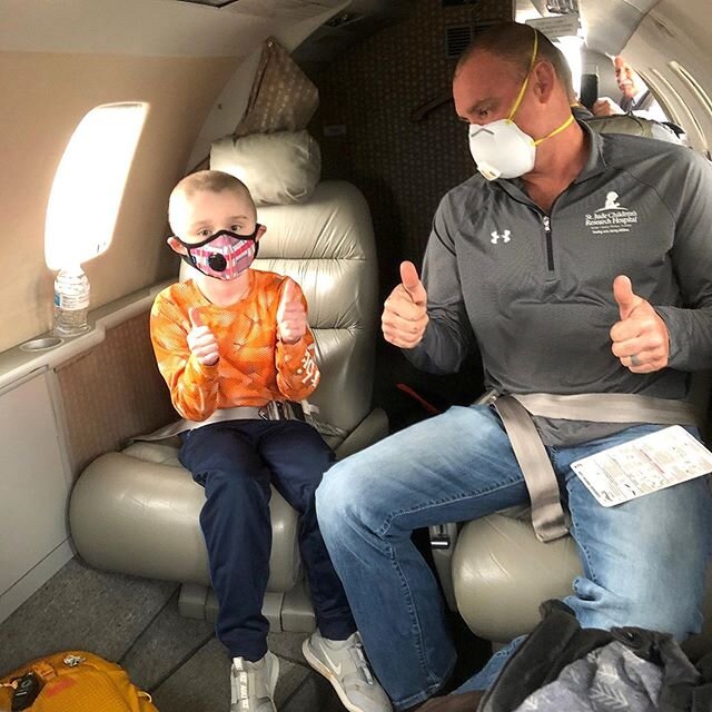 AeroAngel's latest flight landed Max at Denver Children's Hospital for life-saving medical care. For Max, 7, getting from rural northeast Arkansas to Denver for a clinical trial is a huge challenge, especially with his compromised immune system. So t